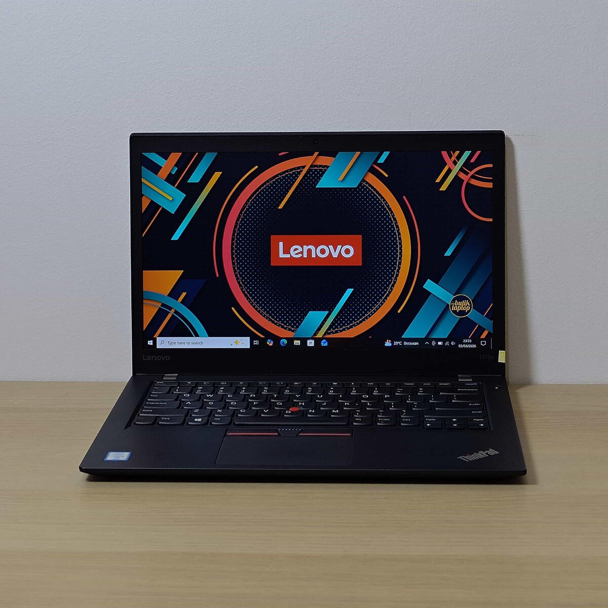 Lenovo Thinkpad T470s Depan Tengah Butik Laptop